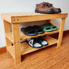 Modern Simple Multi-Layer Storage Shelves Cabinet Home Bamboo Shoe Organizer & Rack Convertible Furniture Features