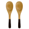 Environmentally Friendly and Non-toxic 7-Inch Serving Utensils Large Bamboo Spoon for Cooking Scoops Included