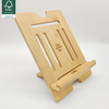 Hot Selling Portable Mobile Phone Holder Custom logo Bamboo Phone Stand Holder for Smart Phone