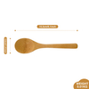 High Quality Customized Logo Bamboo Spoon and Fork 10ml Capacity Natural Wood for Giveaways