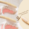 Oral Health Bamboo Charcoal Toothbrush Low Carbon Medium Soft Bristle with Wood Handle Bathroom Sets