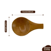 Short Wooden Eco-Friendly Durable Modern Spoon with Round Wooden Caddy for Home Kitchen Use