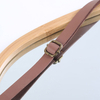 Bamboo Frame Glass Mirror Eco-Friendly Durable Contemporary Design for Bedroom and Bathroom Hanging Decor