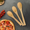 Factory Direct Modern Kids' Bamboo Eco-Friendly Camping Spoons Mirror Printed Logo Long Handle Spoon Set Coffee Stirring Honey