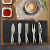 High Quality Acacia Wood Cutting Board Set Large Wooden Charcuterie Cheese Board Utensil Set 3 Ceramic Dishes Bamboo Material