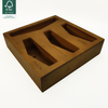 American Style Wood Bamboo Ziplock Storage Organizer Dispenser Hot Sale Plastic Folding Box with Lacquer Technique Xiamen Port