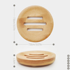 Natural for Durable Eco-Friendly Non-slip Soap Holder & Dish for Bathroom Shower Storage