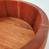 Wholesale High Quality Eco-Friendly Biodegradable Acacia Wood Cooking Bowls Salad Bowls American Style for Home Use