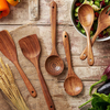 Free Samples Wholesale Wooden Kitchen Accessories Wood Kitchen Cooking Tools Cooking Utensils Set Bamboo Kitchen Utensils Set
