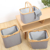 Bamboo Rim Cloth Laundry Storage Basket Clothes Collection Basket