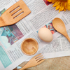 Customized Eco-Friendly Bamboo Egg Holder Stand High Quality Modern Elegant Dishwasher Safe Storage Function Home Bakery Kitchen