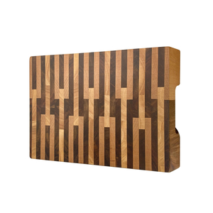 High Quality Custom Rectangular End Grain Solid Wood Cutting Board for Sale Laser Logo Environmentally Friendly Materials