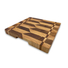 Wholesale Creative and Fashionable Square Solid Wood Splicing Cutting Board Can Be Used for Vegetables and Meat