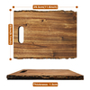 Custom Rotten Acacia Wooden Kitchen Cutting Chopping Boards Charcuterie Fruit Vegetables Wood Cutting Board