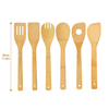 Eco Friendly 8-Piece Bamboo Wooden Spatula Kitchen Tools Set Food Safe