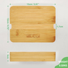 Premium Bamboo Phone Stand, Customizable Engraved Wooden Phone Holder for Office Desk & Home Use