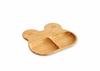 Baby Children Fish-shape Bamboo Wooden Dinner Plate/ Reusable Baby Bamboo Plate