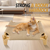 Durable Modern Small Dog Pet Bed Sustainable Bamboo Frame for Indoor Outdoor Cat Scratching Board Wear-Resistant Cat Scratching