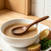 Eco-Friendly Natural Acacia Wood Spoons, Smooth Reusable Wooden Utensils for Soup, Rice & Stirring