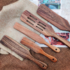 14-Piece Black Walnut Wooden Kitchen Utensil Set High Quality Eco-Friendly Bamboo and Ceramic Cookware for Outdoor Cooking