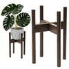 High Quality Eco-Friendly Durable Adjustable Width Wooden Plant Rack 44.1 Lbs Load Capacity for Home Flower Pots Planters