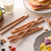 8 Inch Bamboo Food Barbecue Clip & Tong