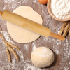 Non-Stick Wood Roller Rolling Pin with Pastry Board Laser Logo Household Baking & Cooking Tools