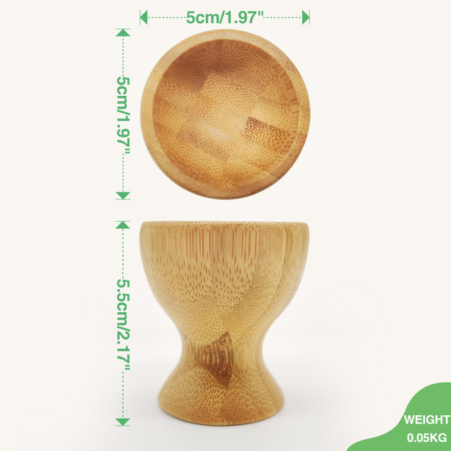 Customized Eco-Friendly Bamboo Egg Holder Stand High Quality Modern Elegant Dishwasher Safe Storage Function Home Bakery Kitchen