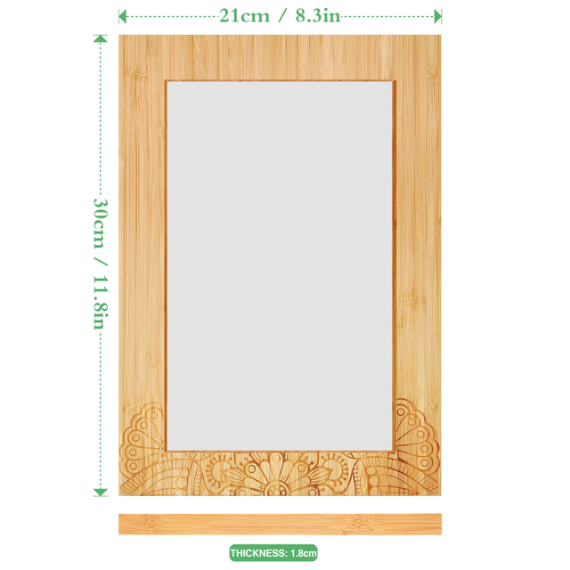 Classical Bamboo Wall Mounted Photo Frame, Photo Sketch, Oil Painting Display, Handmade Special Inlay, Wholesale