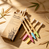 100% Eco Friendly Toothbrush Bamboo Adult Kid Cepillos De Dientes De Bambu Bamboo Bristle Toothbrush