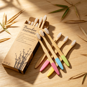 100% Eco Friendly Toothbrush Bamboo Adult Kid Cepillos De Dientes De Bambu Bamboo Bristle Toothbrush