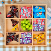 Bamboo Tea Food Storage Organizer Container Box Wooden Storage Box for Jewelry Kitchen Bathroom for Tea Bags Sugar Sweeteners