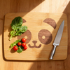 Custom Built-in Handle Kitchen Walnut Wood Food Safe Dishwasher Safe Chopping Block Blank Cutting Board for Laser Engraving for