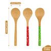 High Quality Sustainable Bamboo Spoon Cutlery Set for Camping or Christmas Holidays