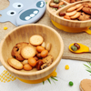 Baby Bamboo Suction Bowl Baby Feeding Plate Food Bowl Bamboo Baby Bowl